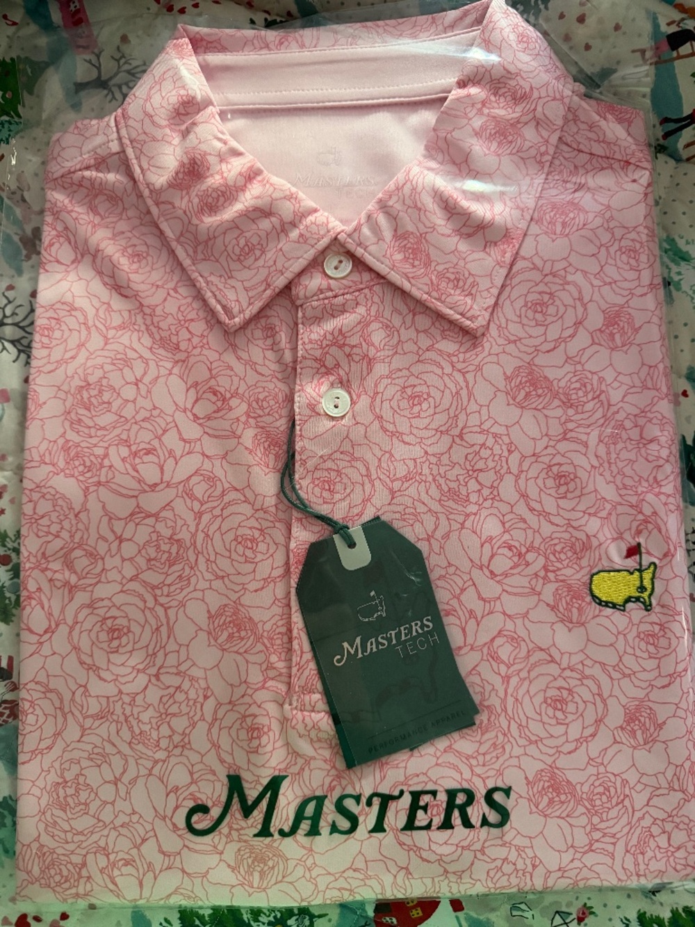 Masters Pink Floral Polo NWT SOLD OUT print